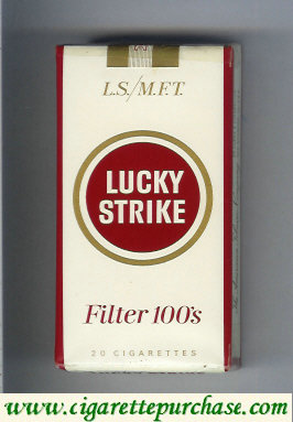 Lucky Strike Filter 100s L.S. M.E.T. cigarettes soft box